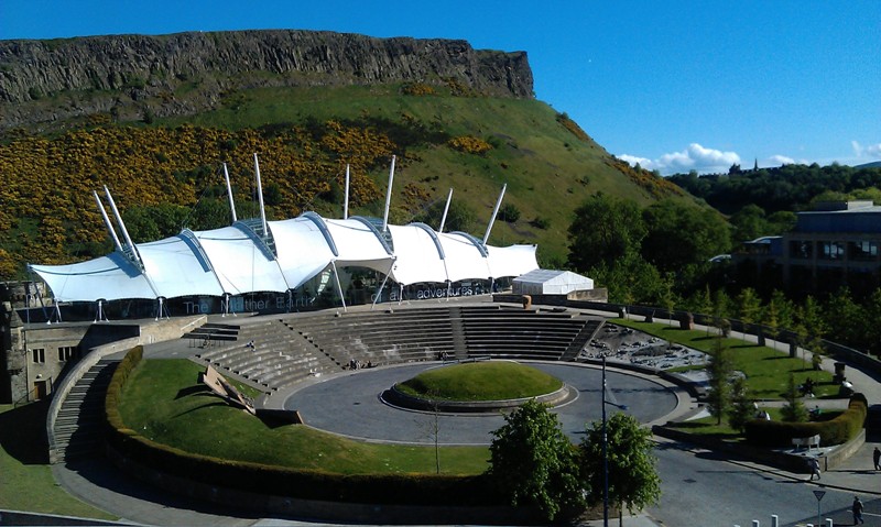 Dynamic Earth – full building & turning circle | Scottish PA Network